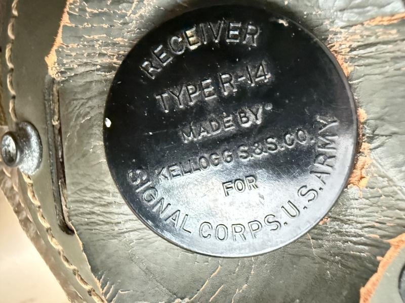 U.S. Tank i.e. Crash Helmet Complete With Earphones And Goggles - Nice Used Condition — image 15