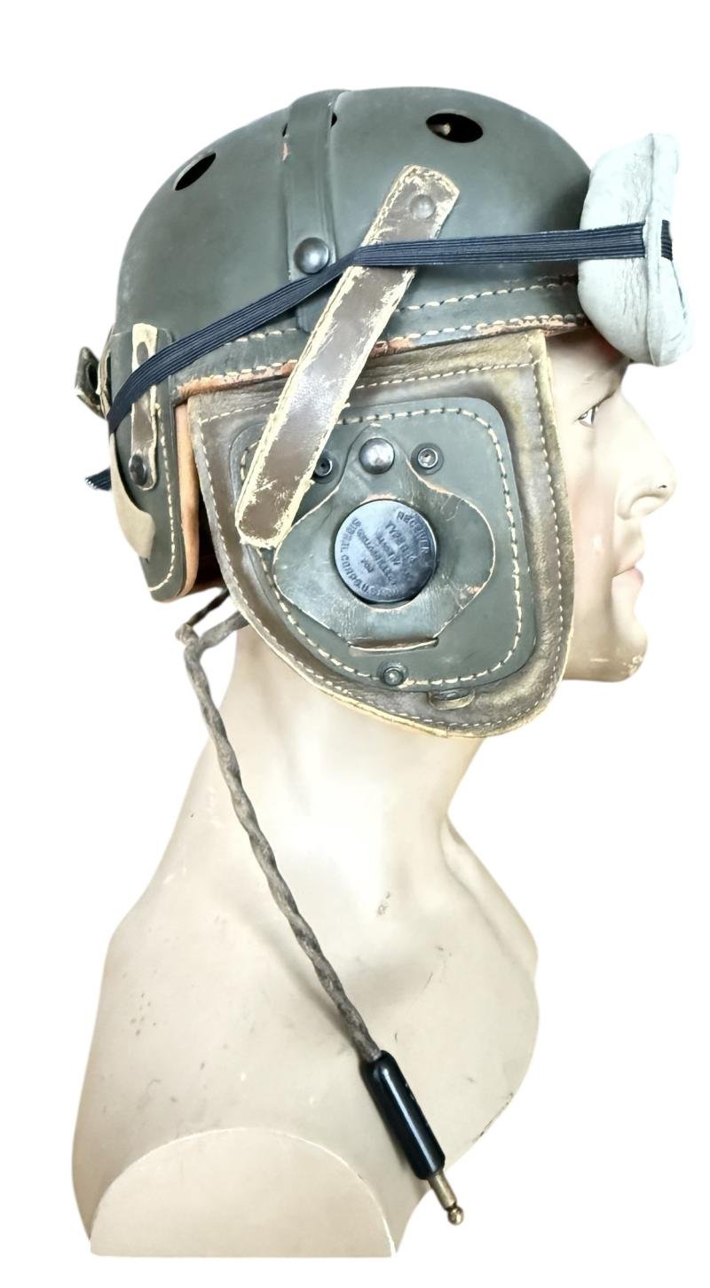 U.S. Tank i.e. Crash Helmet Complete With Earphones And Goggles - Nice Used Condition — image 19