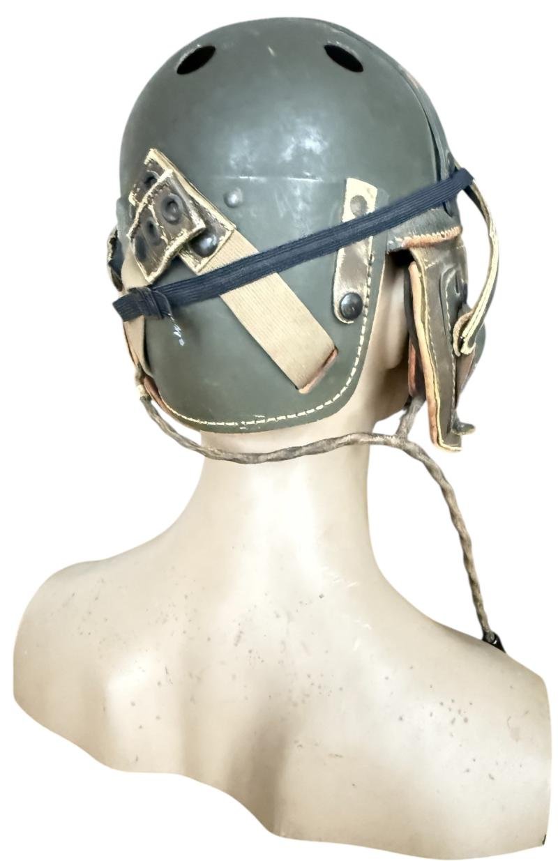 U.S. Tank i.e. Crash Helmet Complete With Earphones And Goggles - Nice Used Condition — image 4