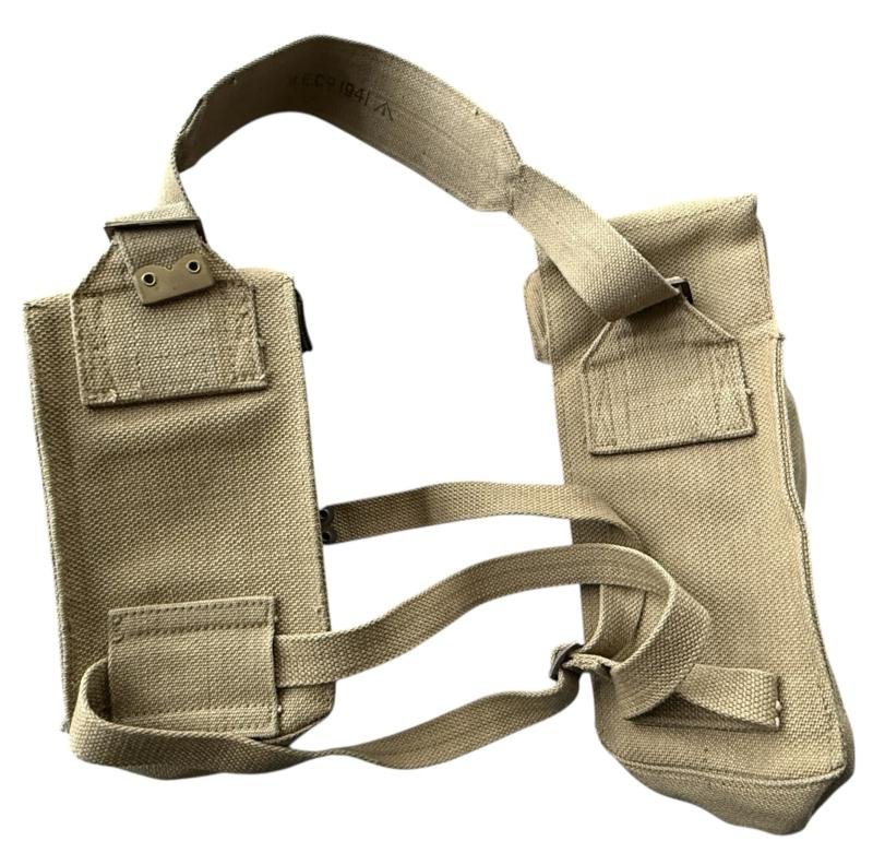 1937 Pattern Webbing Bren Gun Pouches MeCo 1940 - Nice Used Condition — image 2
