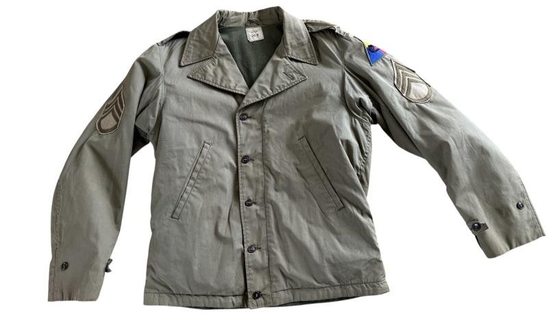 U.S. M1941 Field Jacket Mounted To 8th Armored Staff Sergeant - Near Mint Condition — image 14