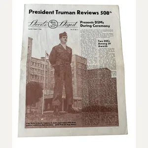 U.S. (Airborne) 508th PIR Devils Digest Magazine August 1945 - …