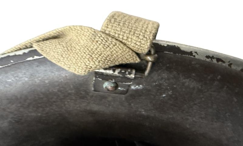 Rare British MK IV 'Turtle' Combat Helmet 1945 - Nice Used Condition — image 7