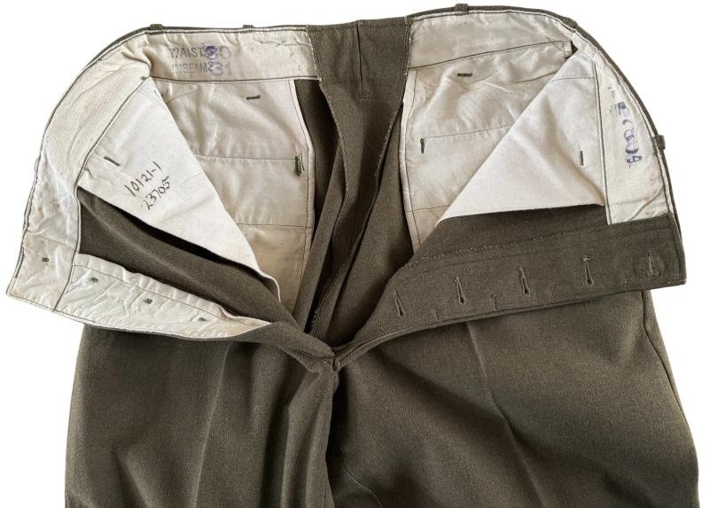 U.S. Air Force Flanel Shirt Taylored To IKE Pattern & Wool Trousers - Nice Used Condition — image 11