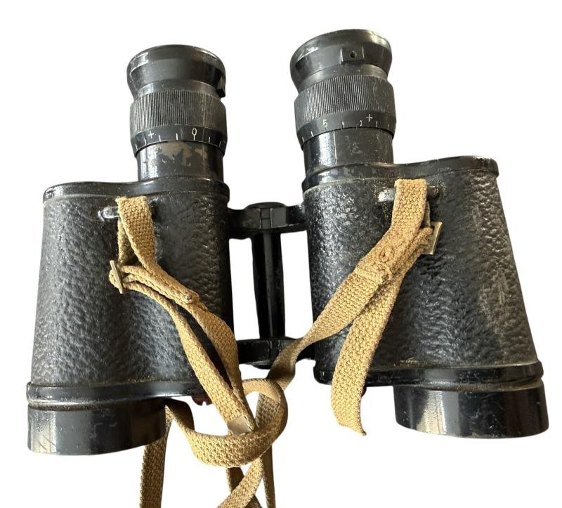 British 1937 Pattern Binocular Case 1941 & Binoculars 1943 - Nice Used Condition — image 2