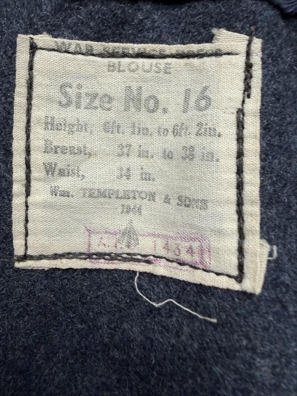 British Royal Air Force Battle Dress Blouse & Trousers 1944 - Nice Used Condition — image 11