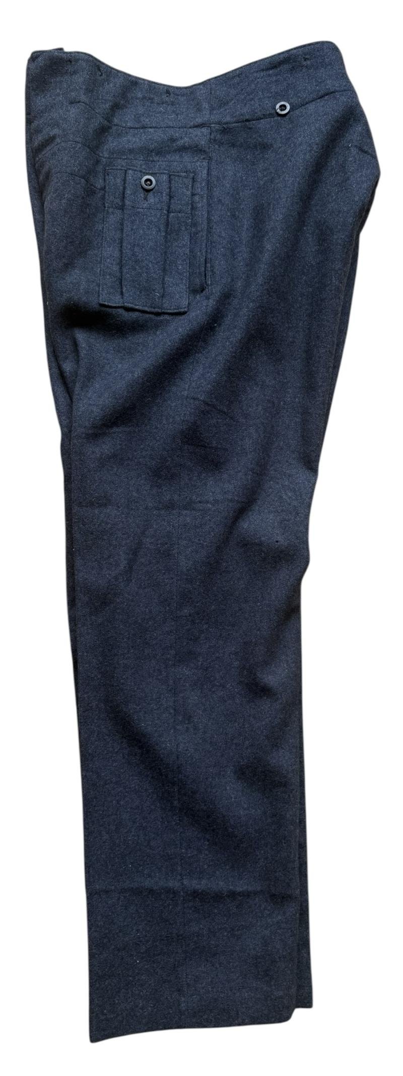 British Royal Air Force Battle Dress Blouse & Trousers 1944 - Nice Used Condition — image 13