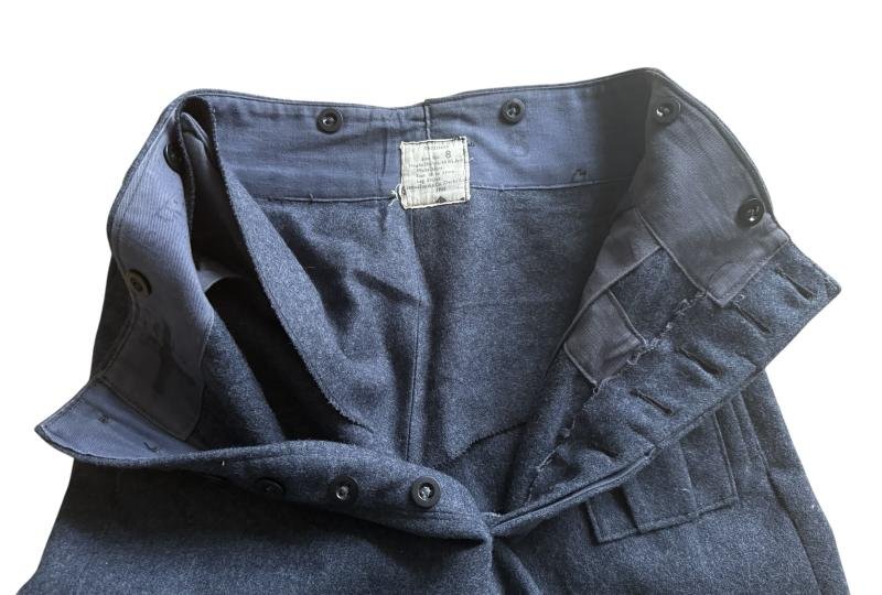 British Royal Air Force Battle Dress Blouse & Trousers 1944 - Nice Used Condition — image 16