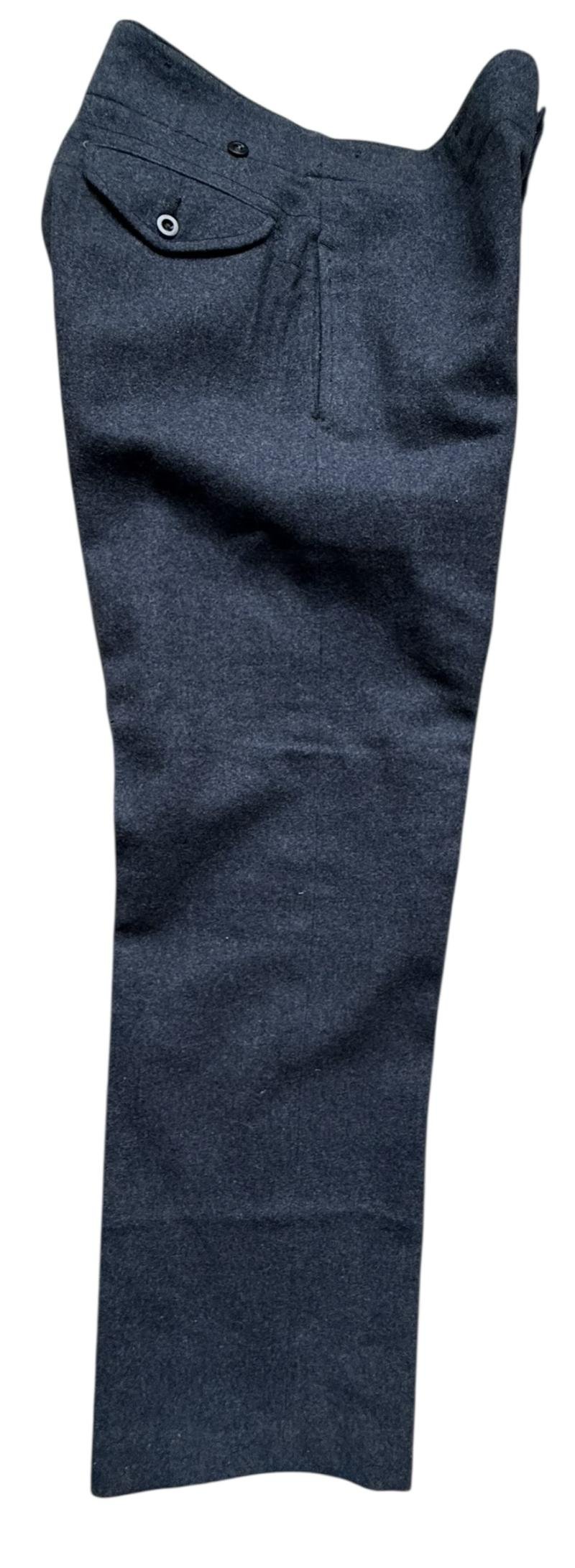 British Royal Air Force Battle Dress Blouse & Trousers 1944 - Nice Used Condition — image 19