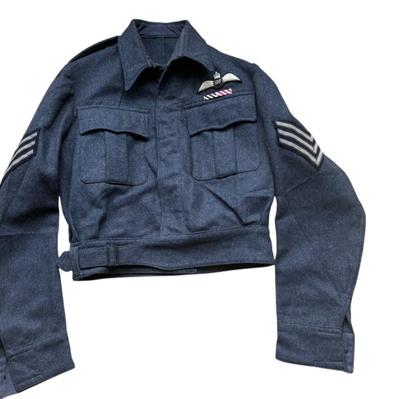 British Royal Air Force Battle Dress Blouse & Trousers 1944 - Nice Used Condition — image 2