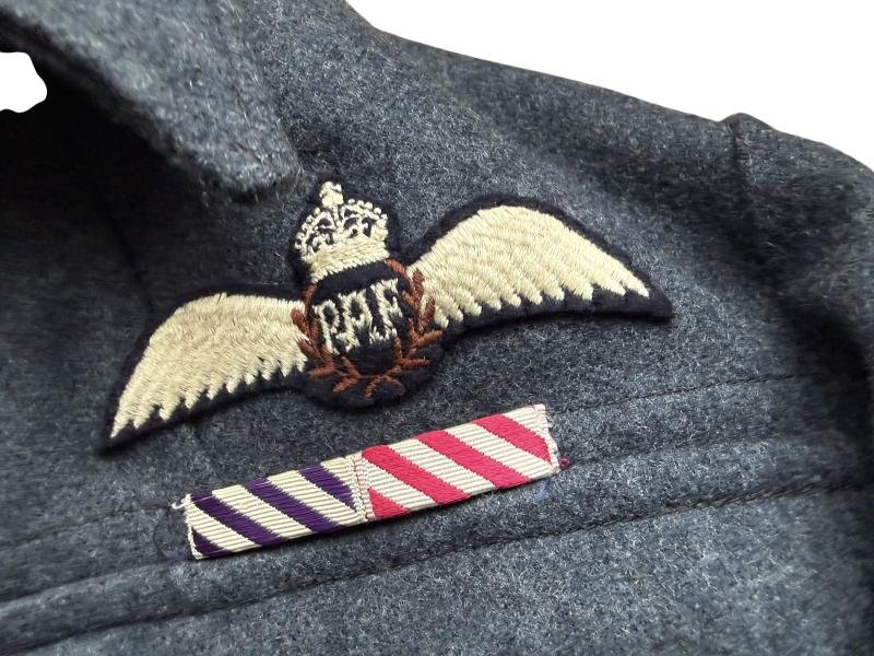 British Royal Air Force Battle Dress Blouse & Trousers 1944 - Nice Used Condition — image 4