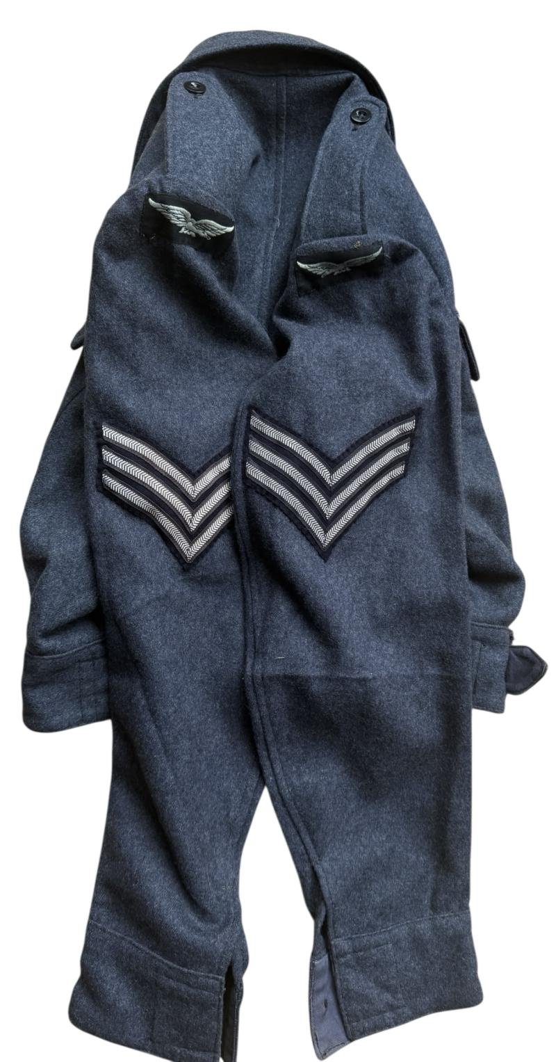 British Royal Air Force Battle Dress Blouse & Trousers 1944 - Nice Used Condition — image 5