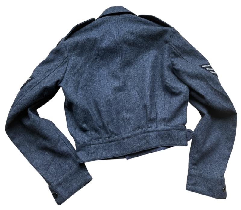 British Royal Air Force Battle Dress Blouse & Trousers 1944 - Nice Used Condition — image 8