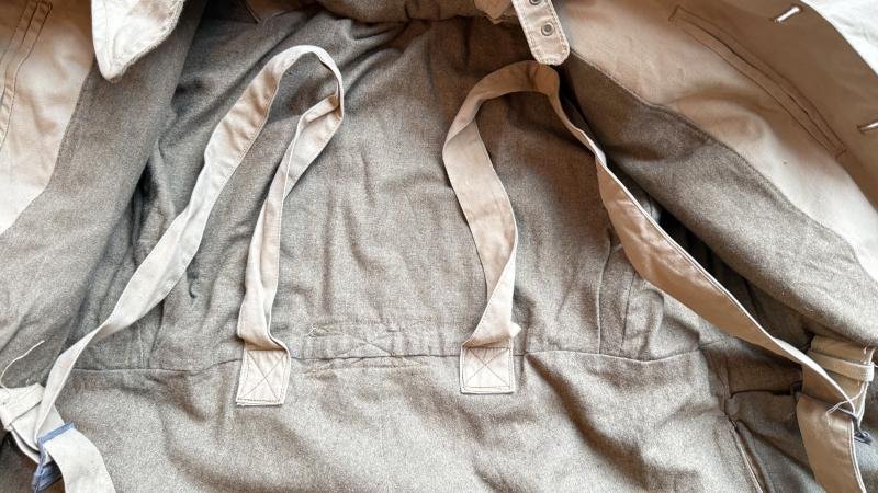 British Tank Crew Overall & Hood Sized 4 Dated 1945 - Mint Condition — image 11