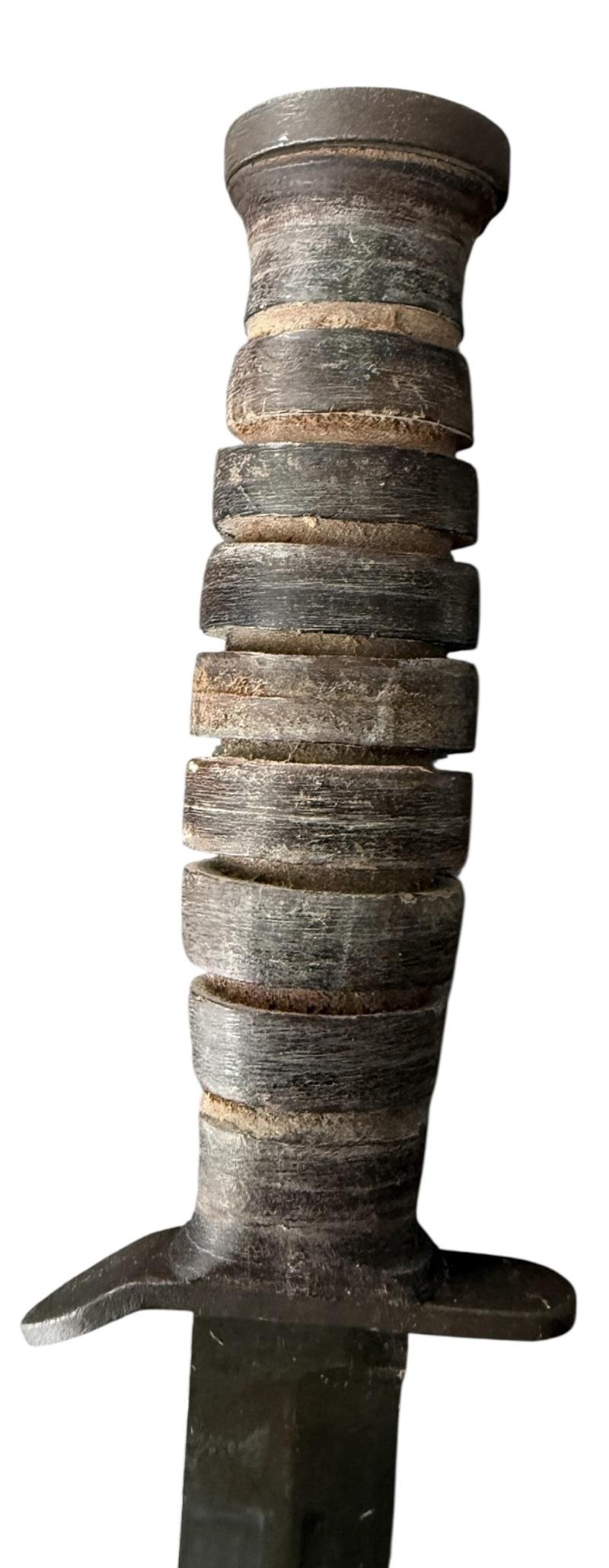 U.S. 2nd Model M3 Trench Knife and M8 Scabbard 'Imperial' Nice Used Near Mint Condition — image 4