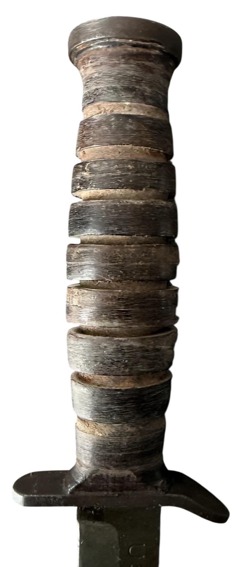 U.S. 2nd Model M3 Trench Knife and M8 Scabbard 'Imperial' Nice Used Near Mint Condition — image 5