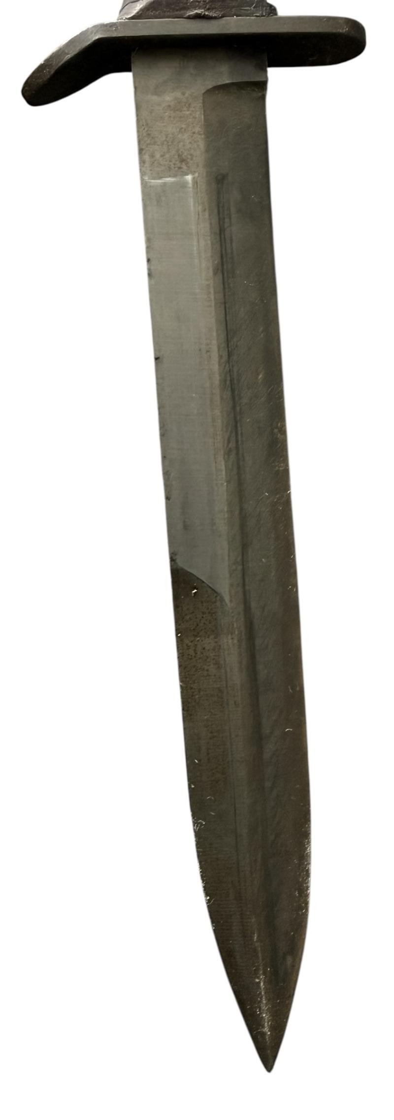 U.S. 2nd Model M3 Trench Knife and M8 Scabbard 'Imperial' Nice Used Near Mint Condition — image 6