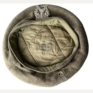 British Khaki General Service Beret Tyneside & Scottish Mounted - …