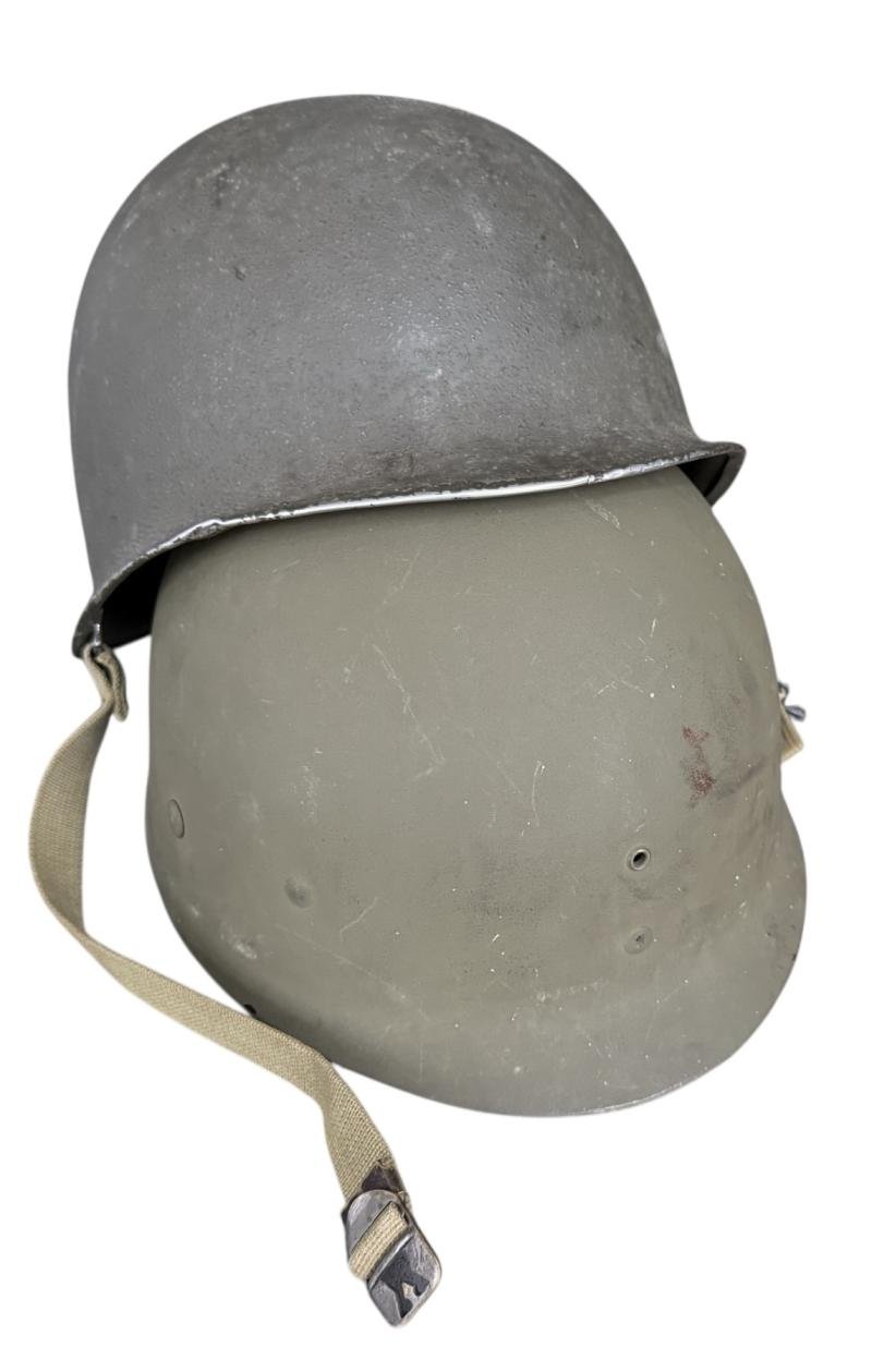 U.S. M1 Helmet Fitted With M1 Westinghouse Liner - Nice Used Condition — image 13