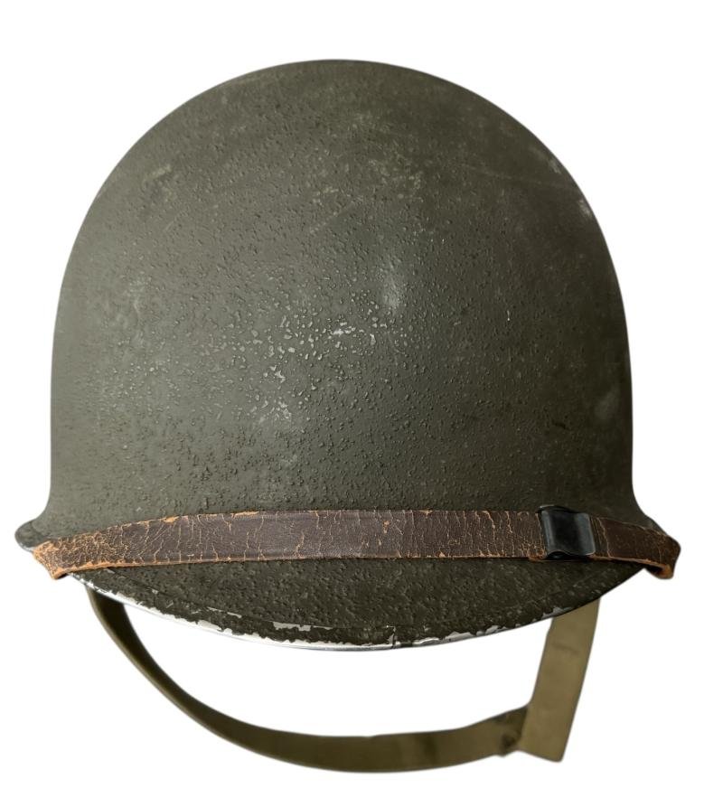 U.S. M1 Helmet Fitted With M1 Westinghouse Liner - Nice Used Condition — image 4