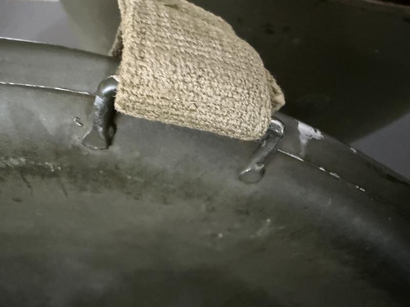 U.S. M1 Helmet Fitted With M1 Westinghouse Liner - Nice Used Condition — image 7