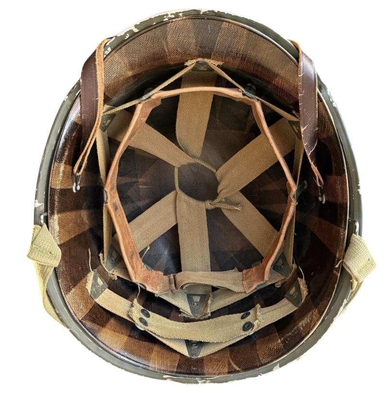 U.S. M1 Helmet Fitted With M1 Westinghouse Liner - Nice Used Condition — image 13