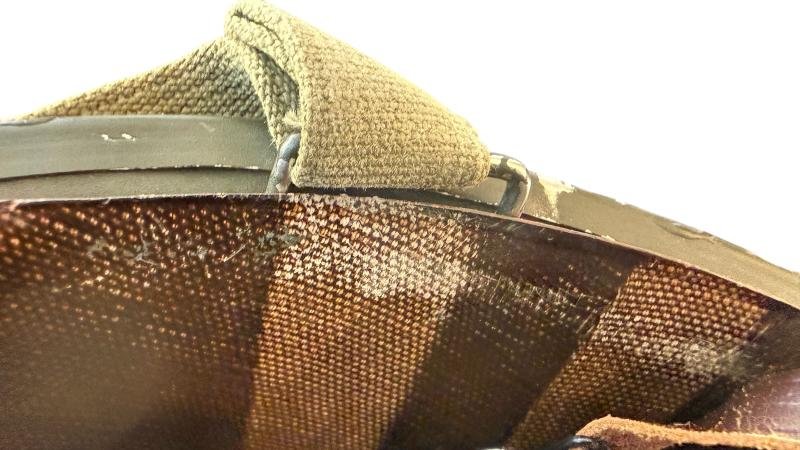 U.S. M1 Helmet Fitted With M1 Westinghouse Liner - Nice Used Condition — image 19