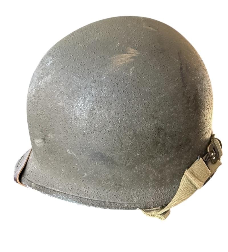 U.S. M1 Helmet Fitted With M1 Westinghouse Liner - Nice Used Condition — image 3