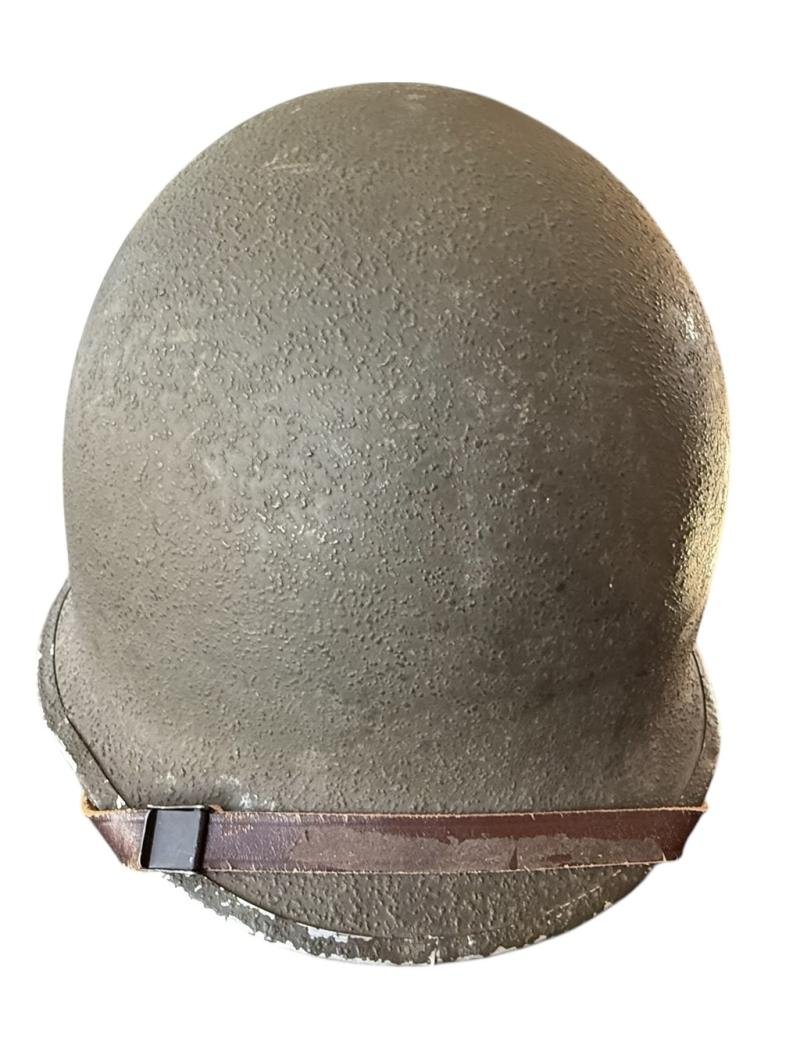 U.S. M1 Helmet Fitted With M1 Westinghouse Liner - Nice Used Condition — image 4