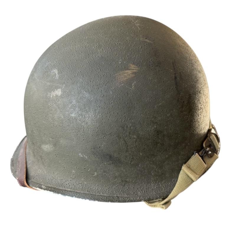 U.S. M1 Helmet Fitted With M1 Westinghouse Liner - Nice Used Condition — image 9