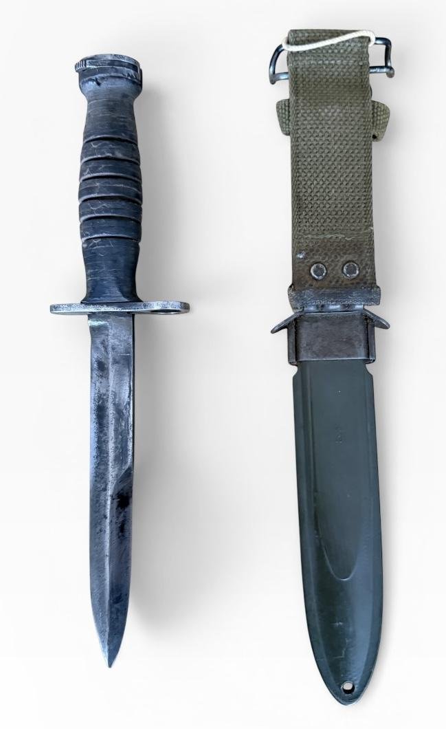 U.S. M4 Bayonet Makers Marked 'Utica' - Nice Used Condition — image 2