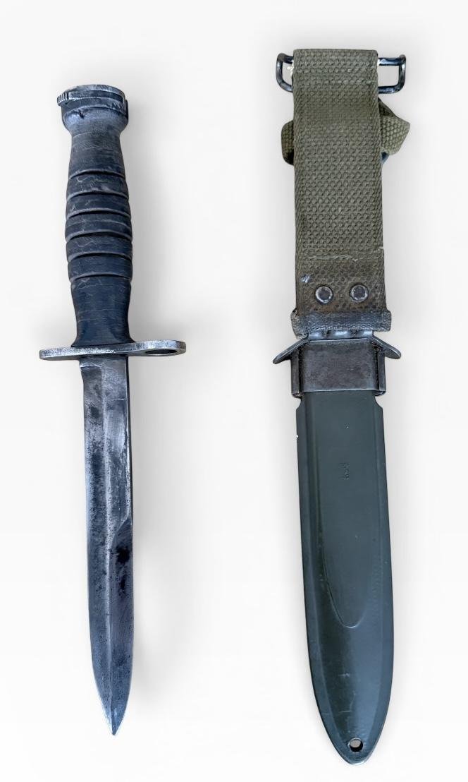 U.S. M4 Bayonet Makers Marked 'Utica' - Nice Used Condition — image 3