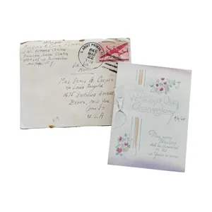 WWII US Anniversary Letter