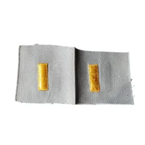 WWII US 2nd Lieutenant Officers Patch Set