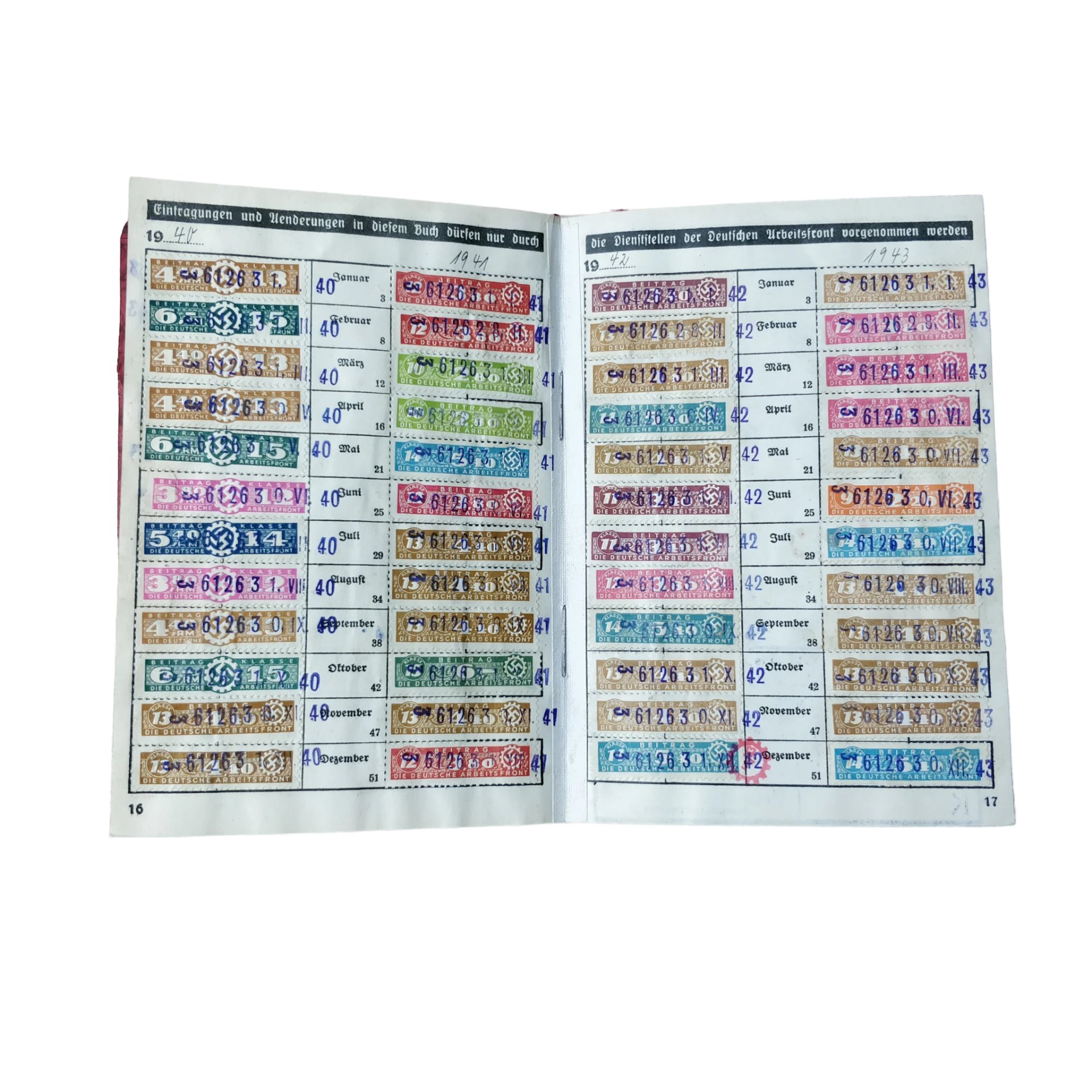 WWII German DAF Mitgliedsbuch — image 7
