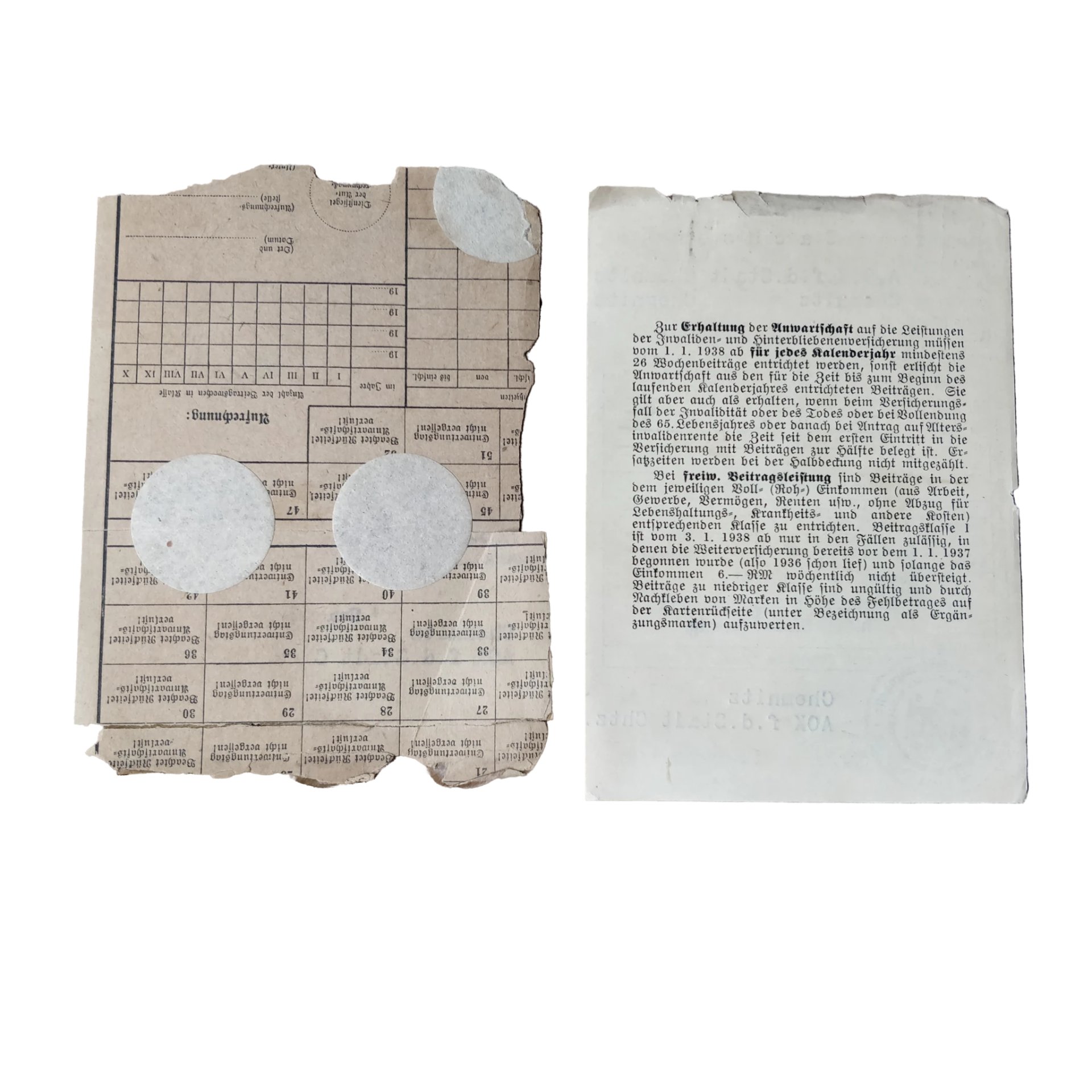 WWII German Arbeitsbuch With Documents Chemnitz — image 3