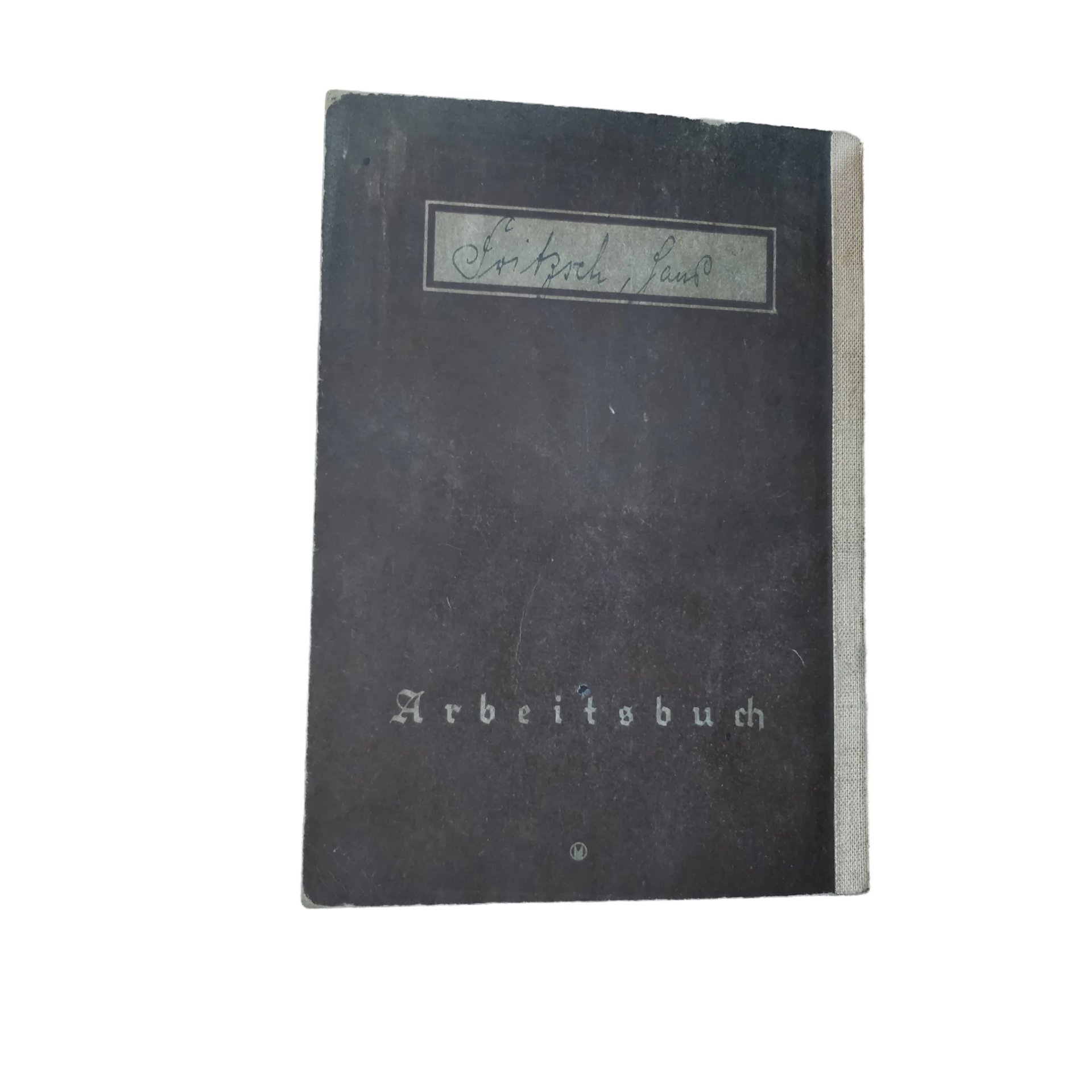 WWII German Arbeitsbuch With Documents Chemnitz — image 9