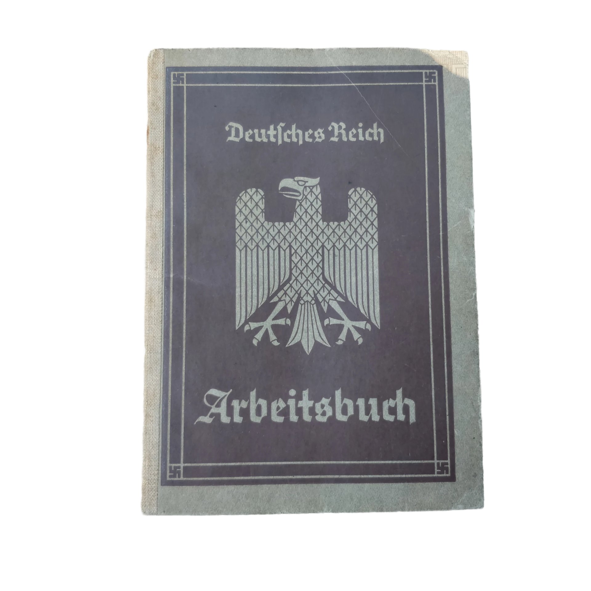 WWII German Arbeitsbuch With Document Thalheim — image 4