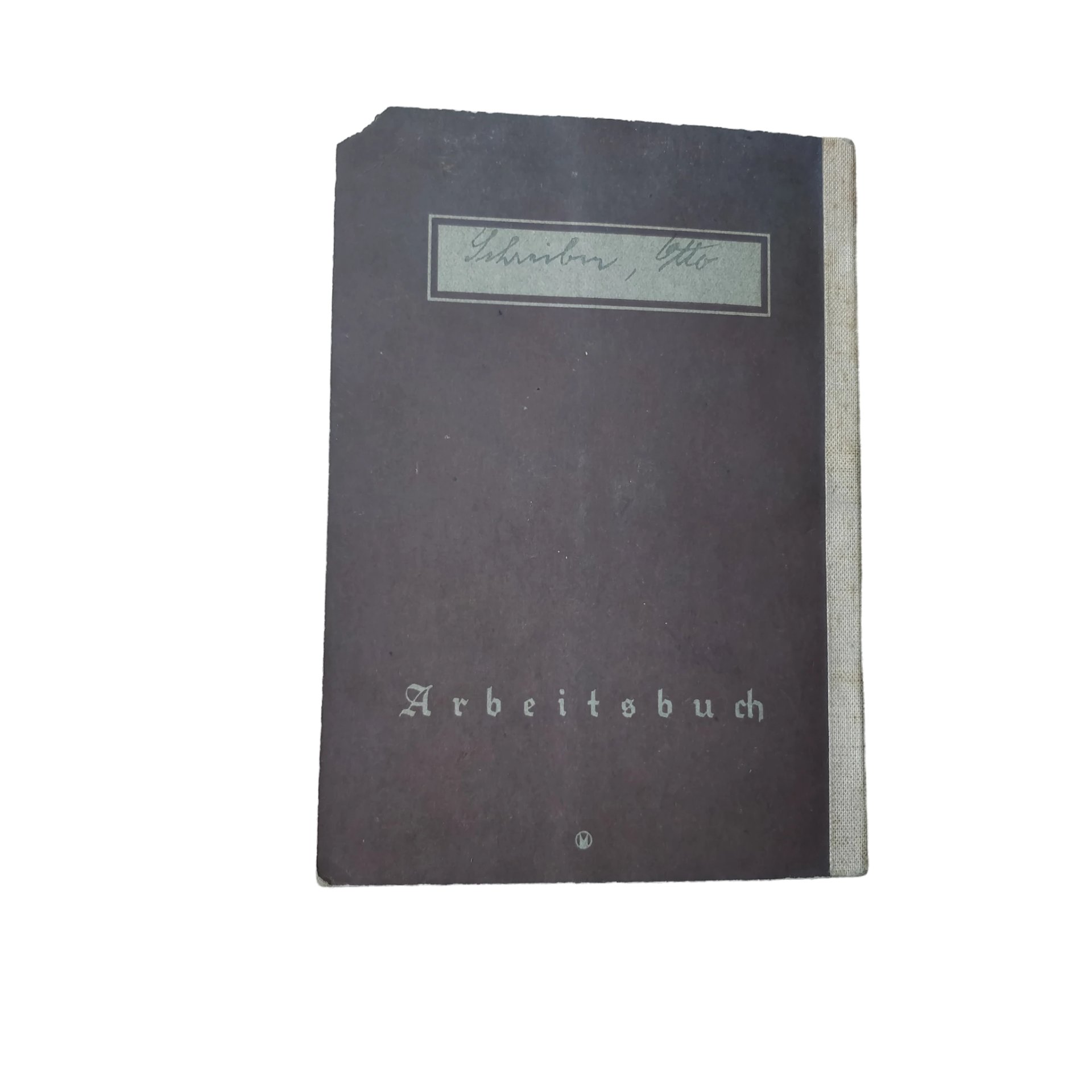 WWII German Arbeitsbuch With Document Thalheim — image 9