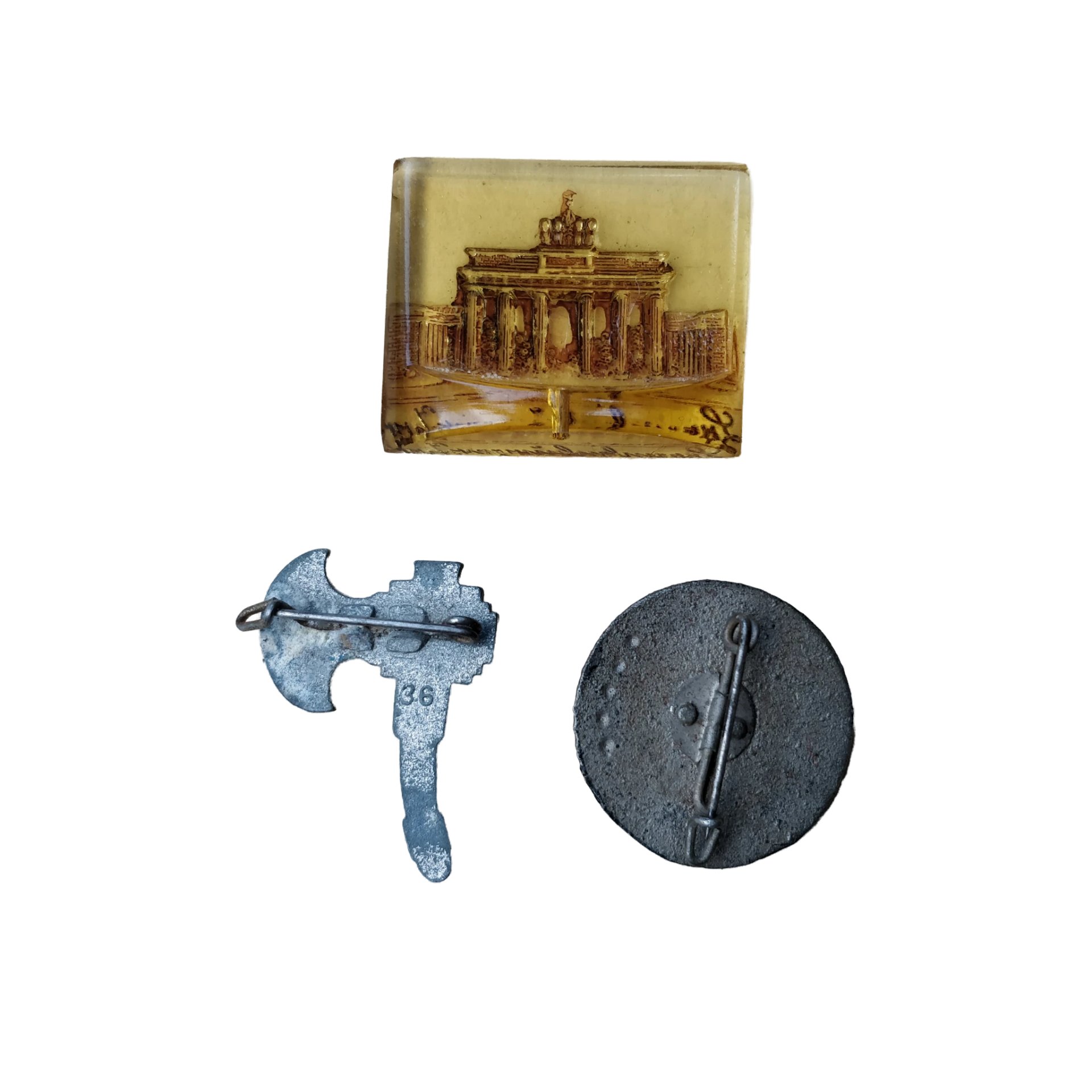 WWII German Winterhilfswerke Pin Set — image 2