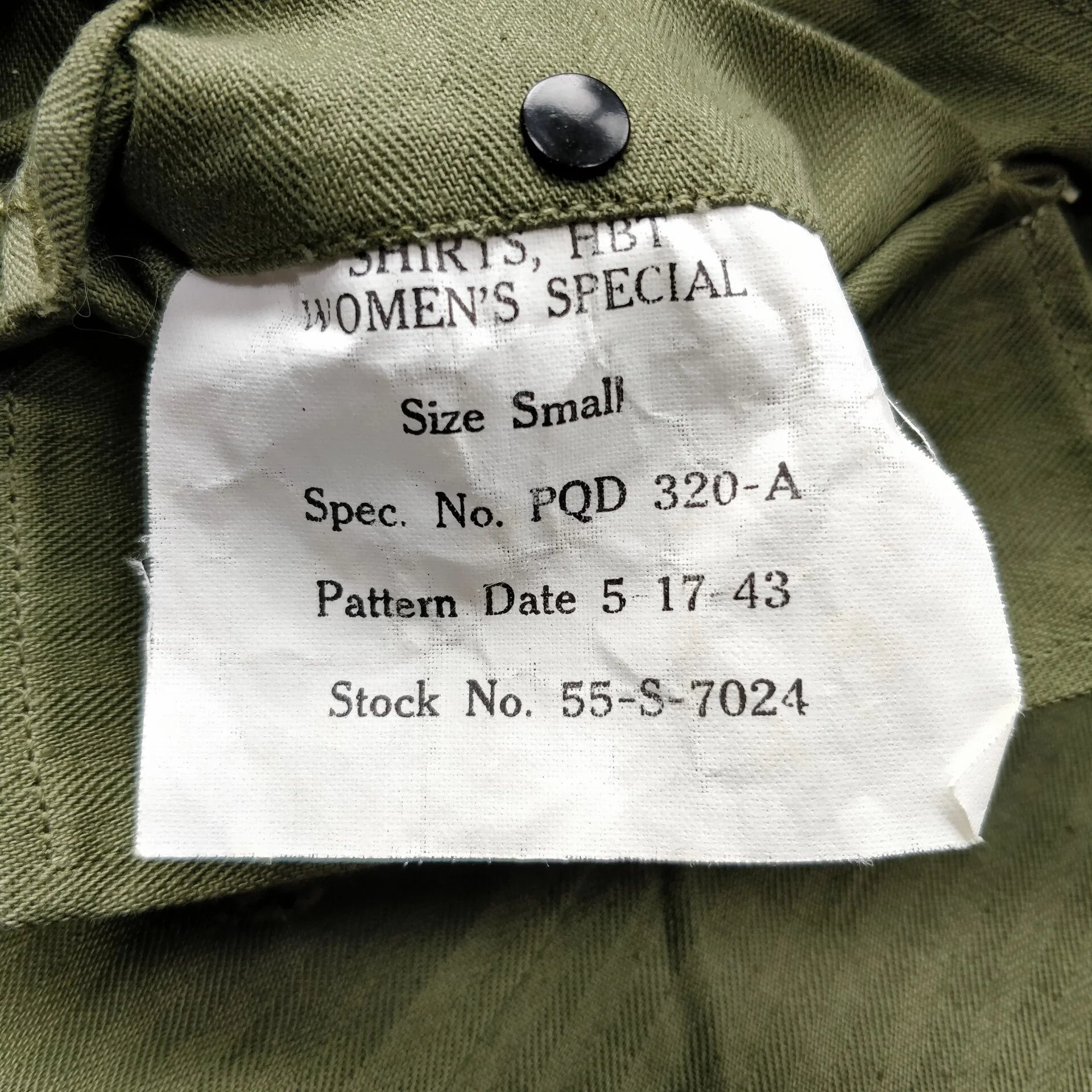 WWII US HBT Jacket Women's Army Corps WAC — image 5