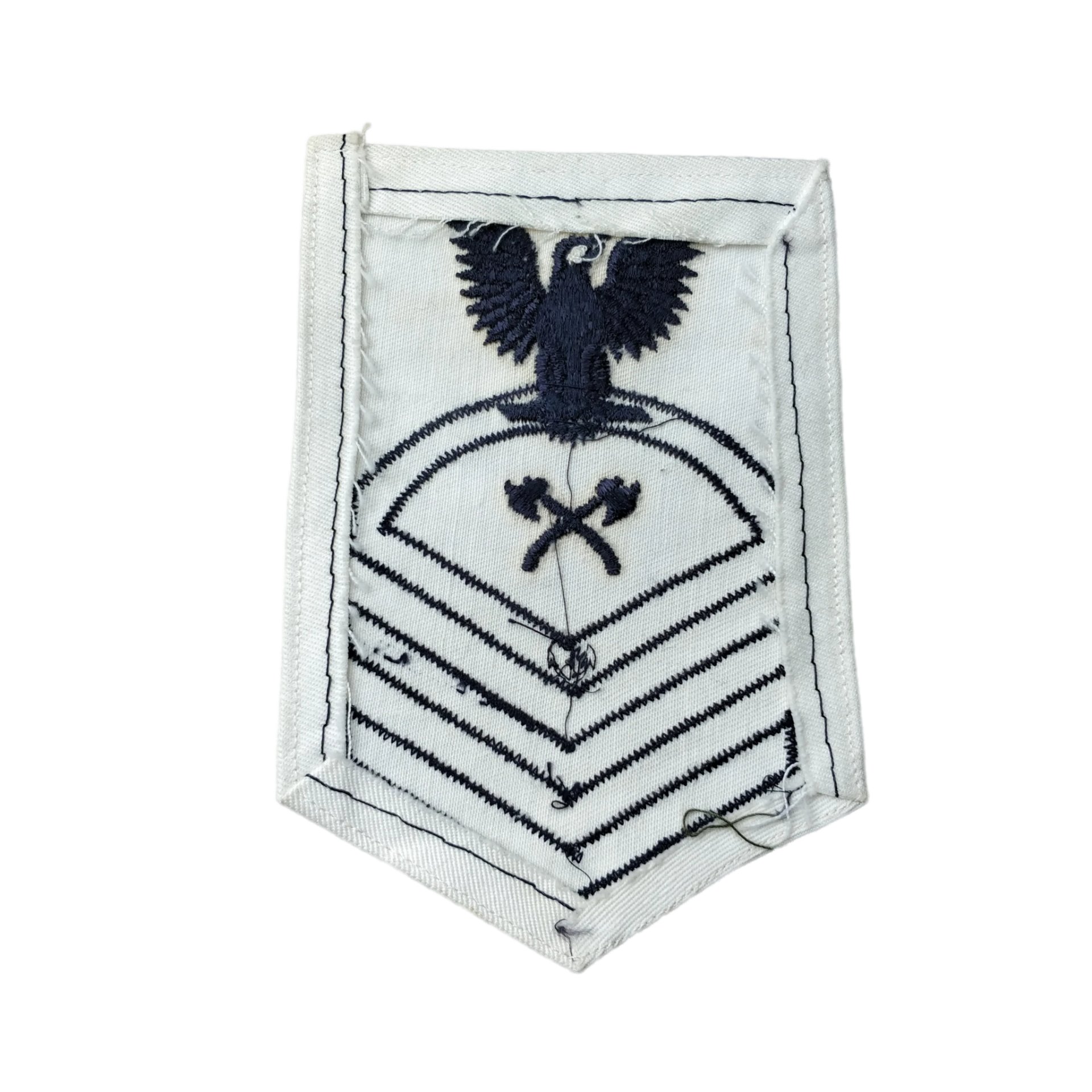 WWII US Navy Chief Petty Officer Carpenter's Mate Rank Patch — image 2