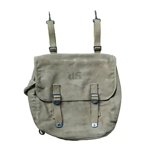 WWII US Musette Bag 1943 Named
