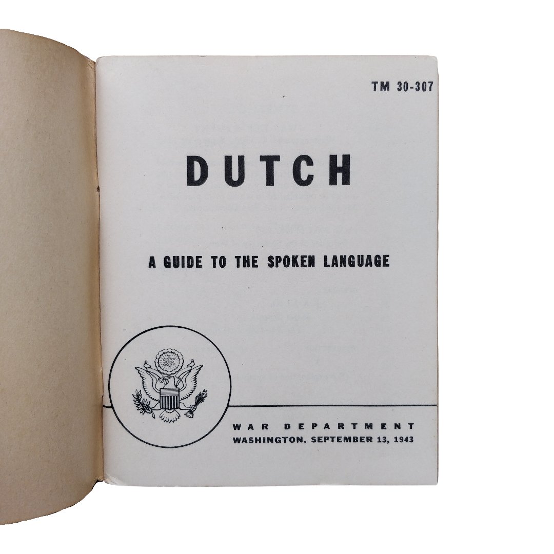 WWII US Dutch Language Guide — image 2