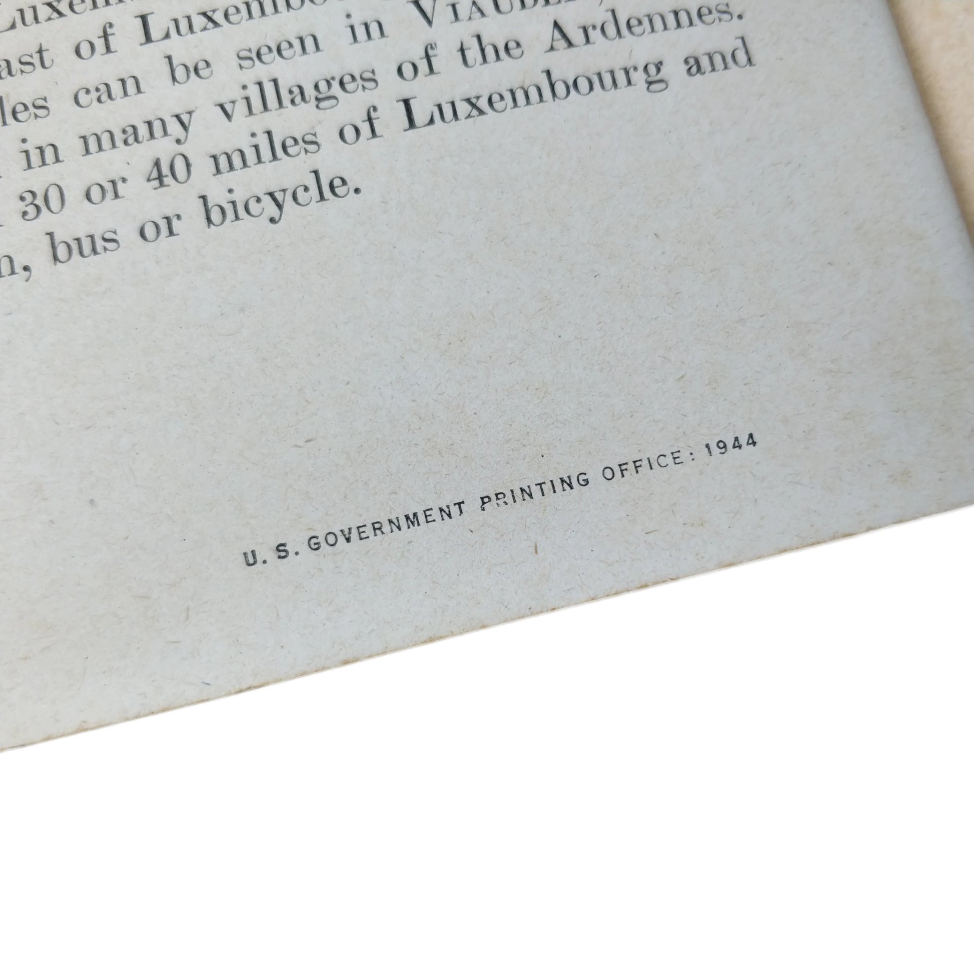 WWII US Pocket Guide Cities Of Belgium And Luxembourg — image 6