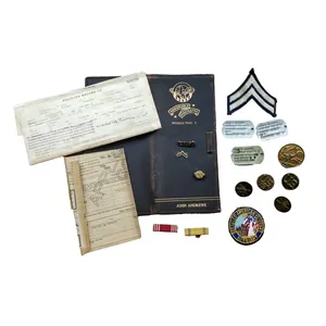 WWII US Dog Tag Grouping Andrews