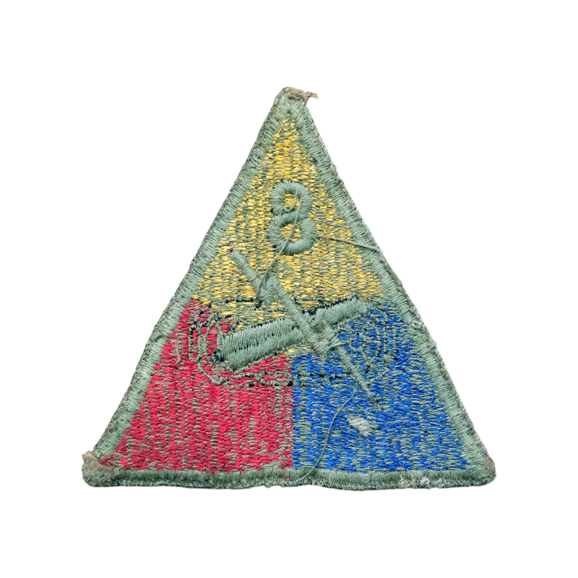 WWII US 8th Armored Division Patch Greenback — image 2