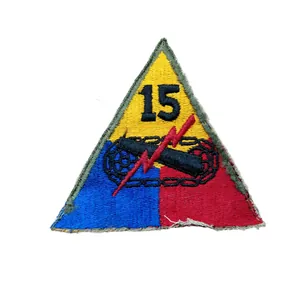WWII US 15th Armored Patch