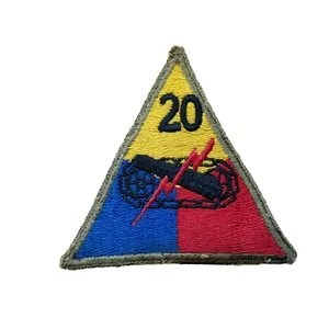 WWII US 20th Armored Division Patch