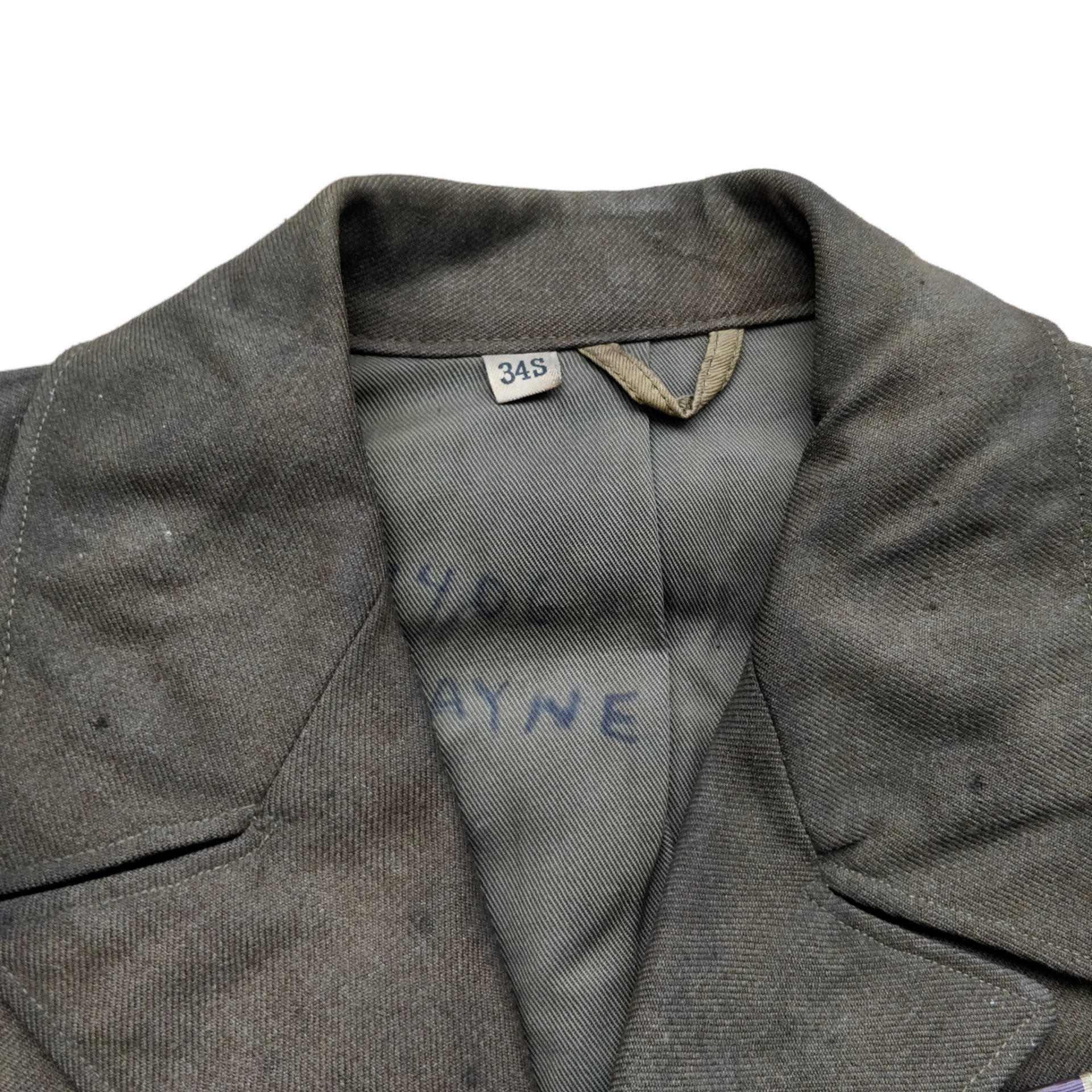 WWII US Ike Jacket Air Force Bullion Patches Named — image 4